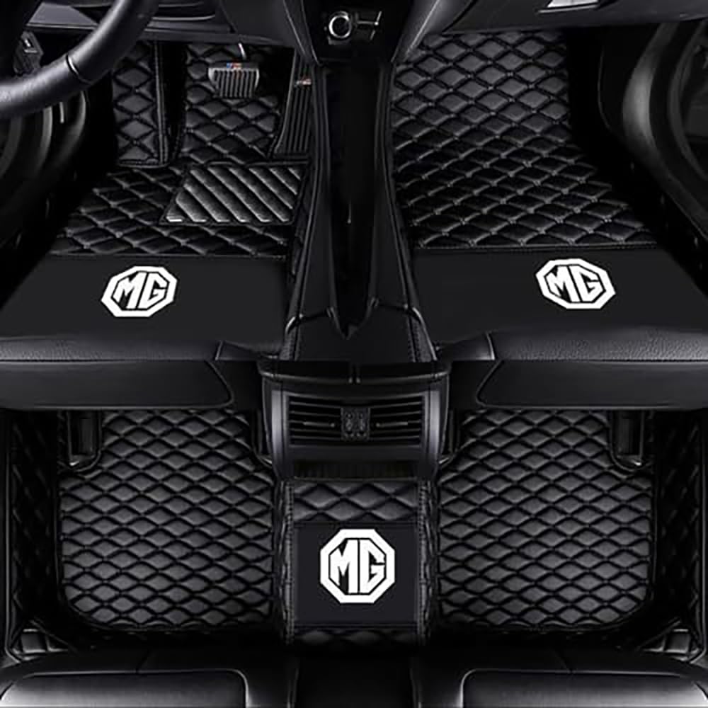 Auto All-Inclusive Fußmatten, Für MG MG3 2017-2018, rutschfesteVollstäNdige Abdeckung Fussmatten Auto Vorne Hinten Teppichschutzmatte,D von QWTYAFF