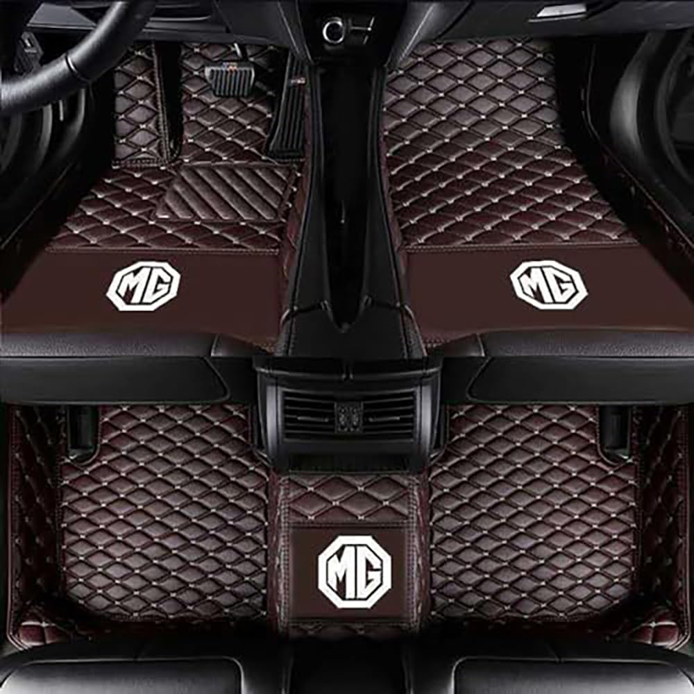 Auto All-Inclusive Fußmatten, Für MG MG3 SW 2015-2017, rutschfesteVollstäNdige Abdeckung Fussmatten Auto Vorne Hinten Teppichschutzmatte,A von QWTYAFF