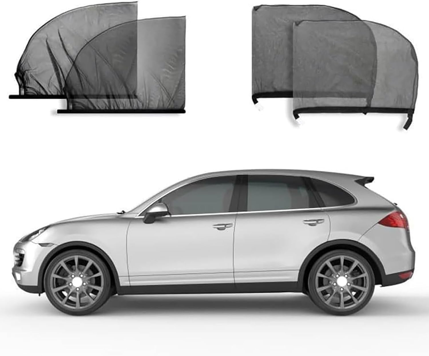 Sonnenschutz Auto Baby für Audi Q3 8U 2011-2018, UV Schutz für Seitenfenster Meshmaterial Schützt Mitfahrer, Kinder & Haustiere,C/Entire-Vehicle von QWZWFC88
