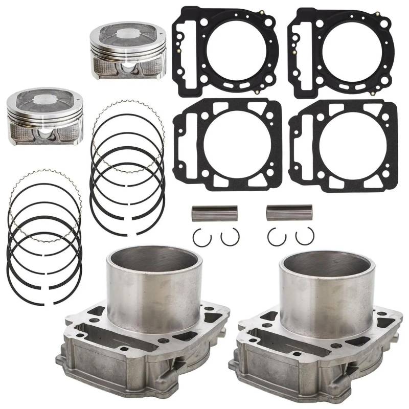 1pc Vorne Hinten Zylinder Kolben Set 800 06-15 799,9 cc 91mm Kompatibel Mit Max Zylinder kit Automotive Zubehör von QWsdR