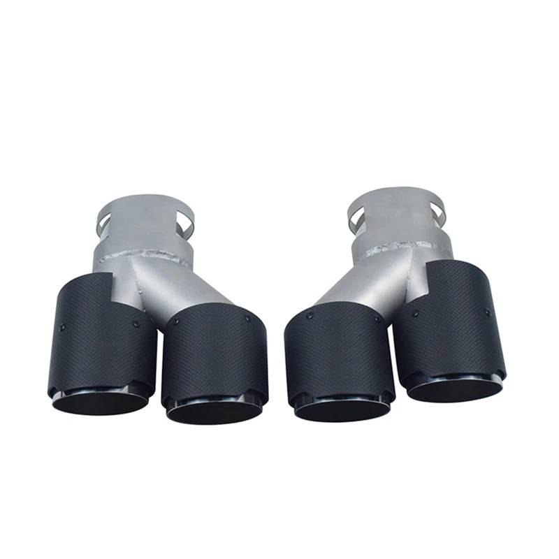 Auto Auspuff Endrohr Für G20 G21 M340i G42 M240i G23 M440i Auto Auspuff Endrohr Edelstahl Schalldämpfer Spitze Auto Doppelendrohr(A) von QXEJEBAF