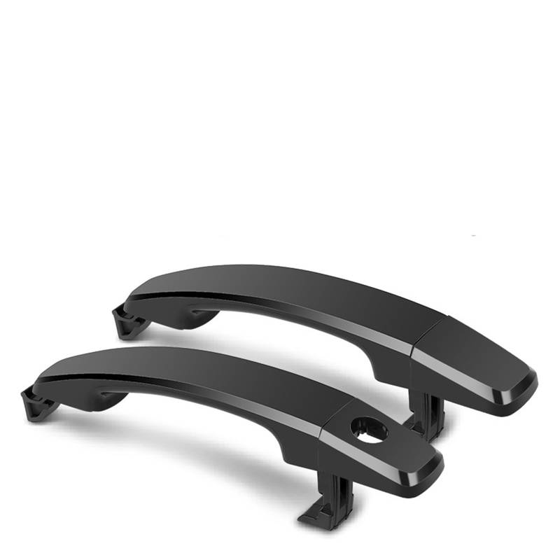 Autoaußengriff Türgriff Für Chevrolet Für Aveo Für Saturn Für Vue Links Rechtslenker Außen Auto Vorne Hinten Chrom Schwarz Außentürgriff(1pair Black) von QXEJEBAF