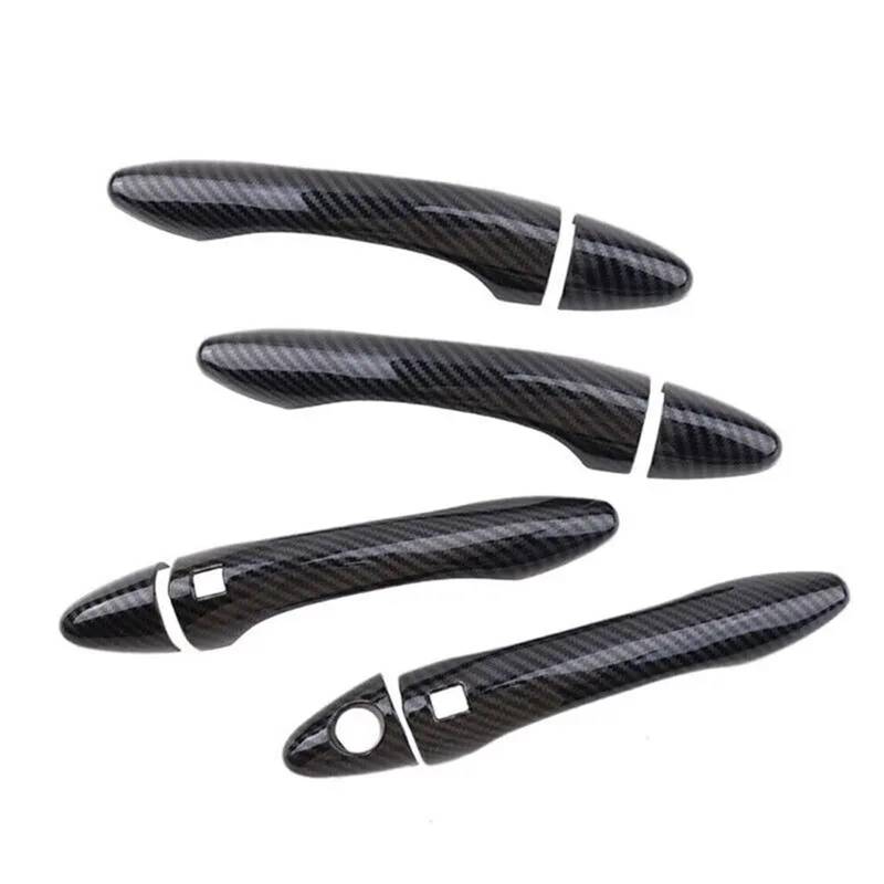 Autoaußengriff Türgriff Für Kia Für Optima K5 2011-2015 Car Carbon Fiber Style Außentürgriff-Formabdeckung Zieraufkleber Dekor Autozubehör(Smart Type Carbon) von QXEJEBAF