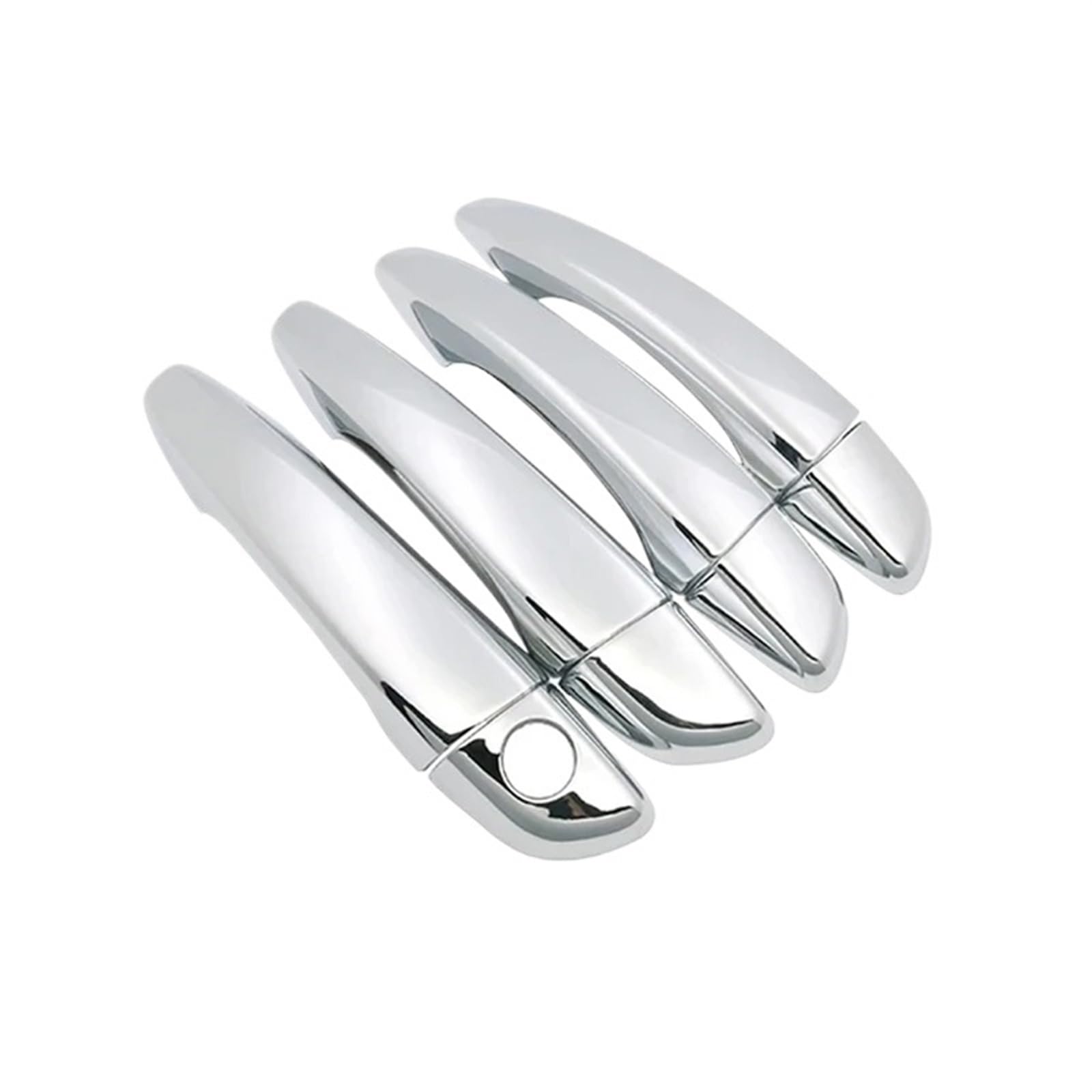 Autoaußengriff Türgriff Für Peugeot 2008 MK2 P24 2020 2021 2022 2023 Autotürgriffabdeckung Zieraufkleber Styling Rostfrei Set Außenteile Zubehör(Metallic Silver 4pcs) von QXEJEBAF