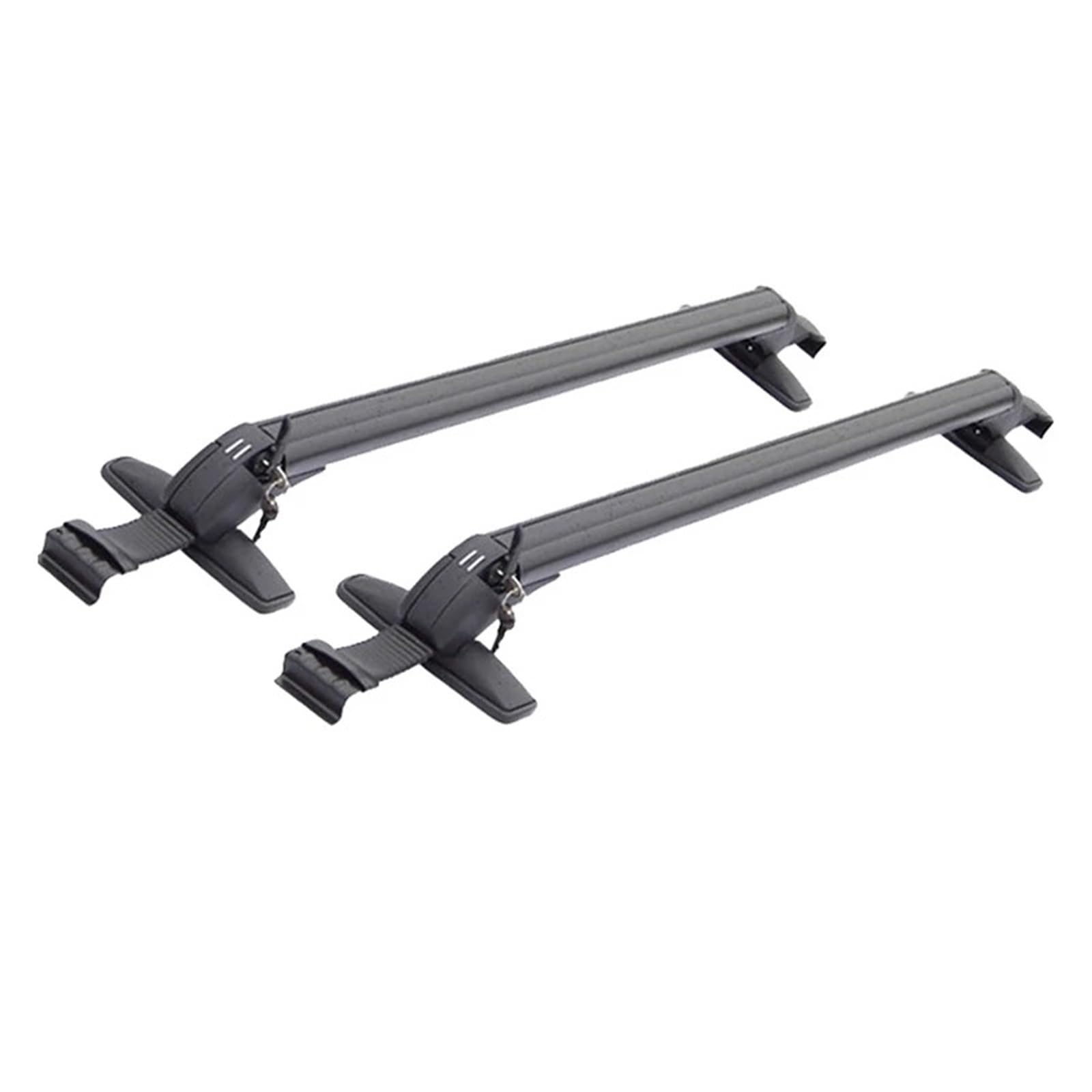 Dachträger Querstange 1 Paar/2 Stücke Universal Fahrzeug Auto Dach Montage Rack Schiene Bar Schwarz Aluminium Gepäck Träger Mit Lock Auto Rack Relingträger Dachträger(2pcs 100cm) von QXEJEBAF