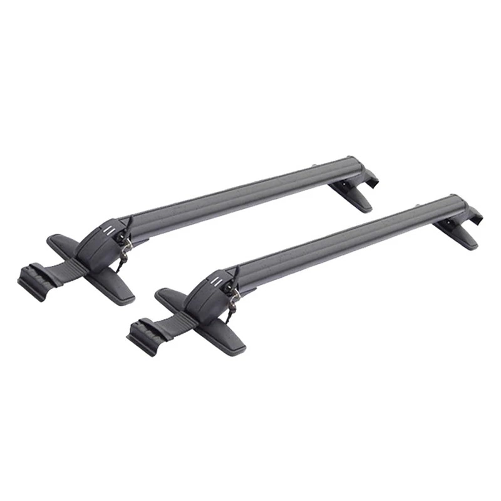 Dachträger Querstange 1 Paar/2 Stücke Universal Fahrzeug Auto Dach Montage Rack Schiene Bar Schwarz Aluminium Gepäck Träger Mit Lock Auto Rack Relingträger Dachträger(2pcs 100cm) von QXEJEBAF