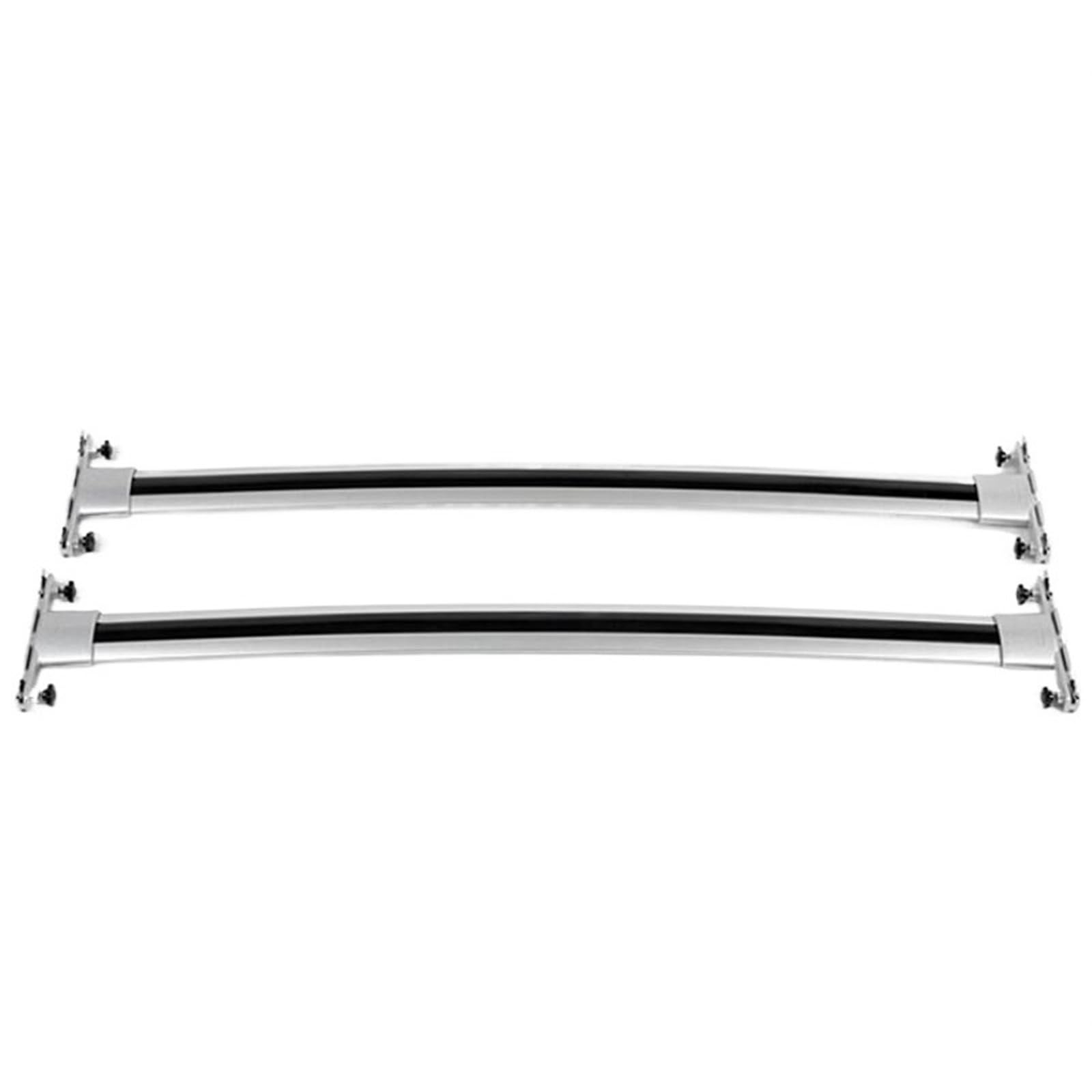 Dachträger Querstange Für Toyota Für Land Für Cruiser LC200 FJ200 2008 2009 2010 2011-2022 Cross Bar Dach Rack Schienen Gepäck Racks Träger Bars Schiene Boxe Relingträger Dachträger(2-Silver) von QXEJEBAF