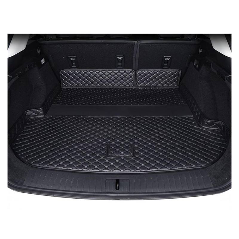 Kofferraummatten Für Chery Für Exeed RX 2022 2023 2024 Auto Stamm Matten Hinten Fracht Leder Liner Teppich Pads Kofferraumwanne Schutzmatte(1 Piece Black,No Speaker) von QXEJEBAF