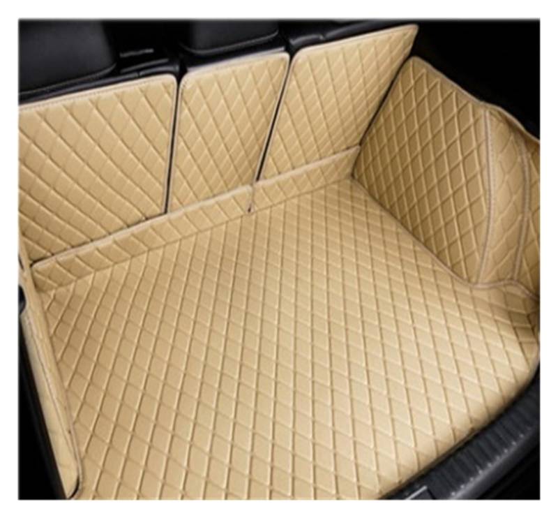 Kofferraummatten Für Hyundai Für Tucson JM 2004 2005 2006 2007 2008 2009 Kofferraum Matte Kofferraum Boot Matte Kofferraumwanne Schutzmatte(Beige-B) von QXEJEBAF