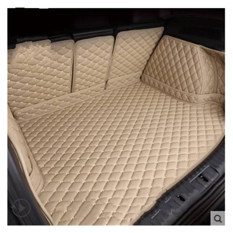 Kofferraummatten Für LYNK&CO 05 2020 Leder Kofferraummatte Cargo-Liner Zubehör Innenraum Kofferraum Kofferraumwanne Schutzmatte(Beige-A) von QXEJEBAF