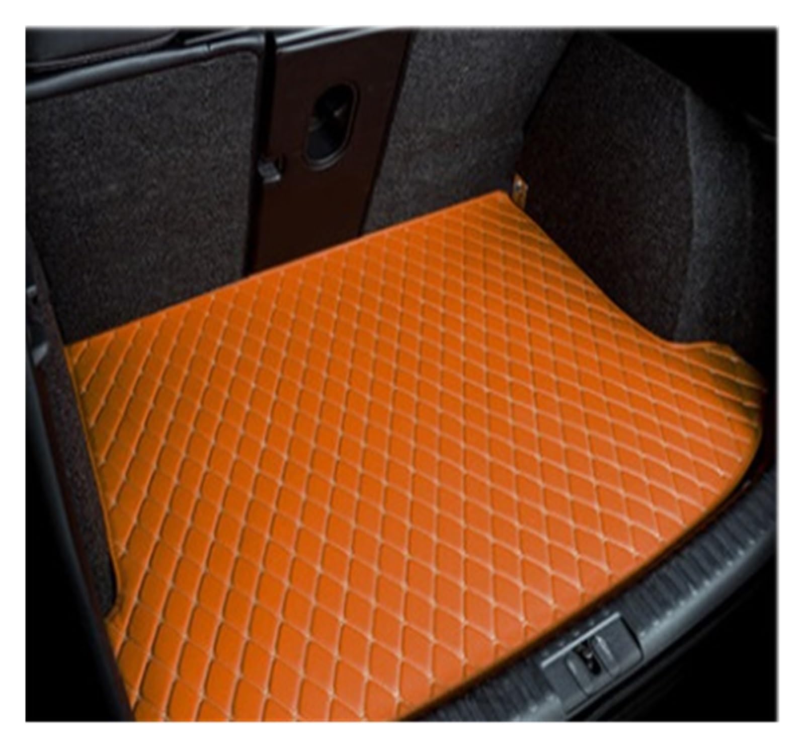 Kofferraummatten Für Toyota Für RAV4 2019 2020 Leder Kofferraum Matte Stamm Boot Cargo Mat Fach Slip Hintere Abdeckung Pad Kofferraumwanne Schutzmatte(Brown-A) von QXEJEBAF