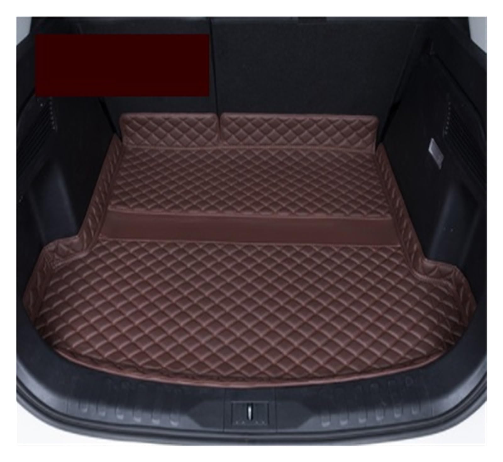 Kofferraummatten Für Toyota Für RAV4 XA50 2020 2021 Kofferraum Schutz Leder Matte Kofferraumwanne Schutzmatte(Brown) von QXEJEBAF