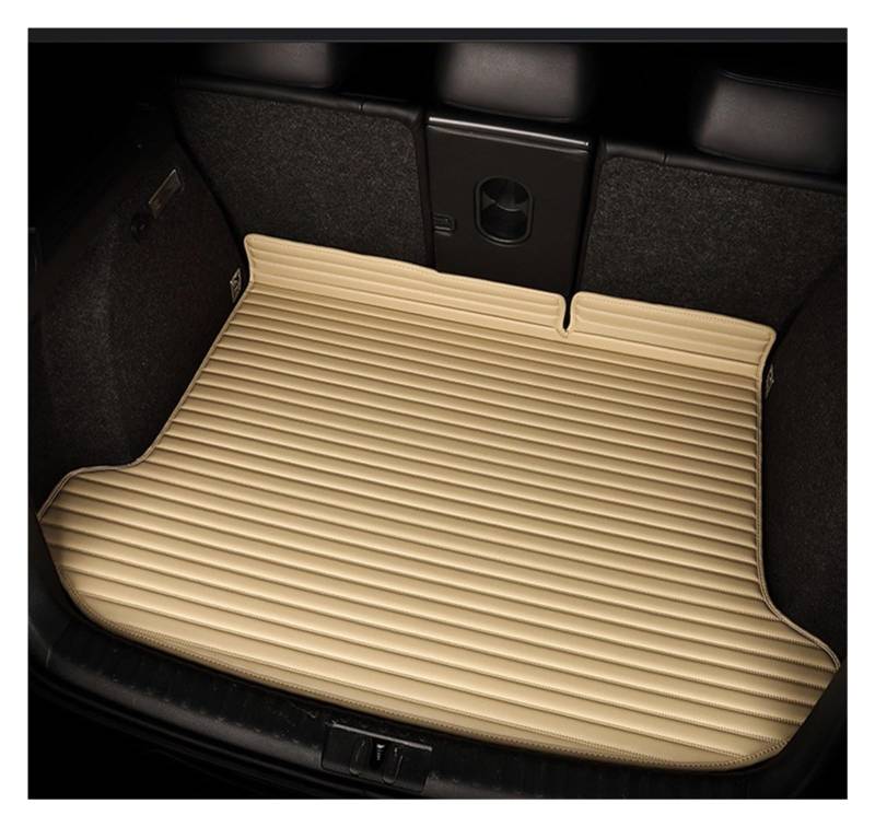 Kofferraummatten Für X1 E84 F48 Für X2 F39 Für X3 F25 E83 G01 Leder Custom Car Trunk Matte Kofferraumwanne Schutzmatte(Beige,E84 2010-2014) von QXEJEBAF