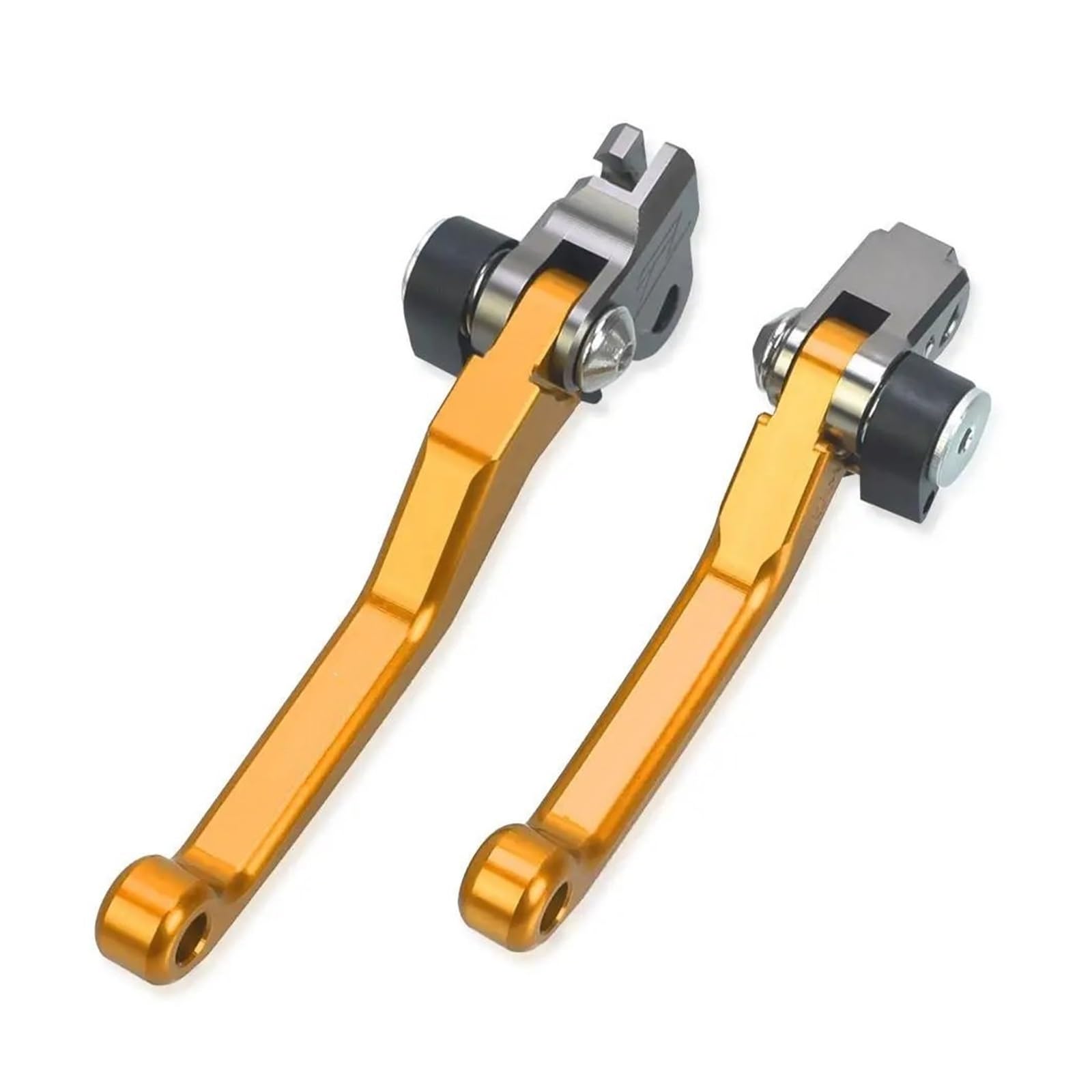 Motorrad Kupplungshebel Für CRF250R Für CRF 250R 2004 2005 2006 Dirt Bike Motorcoss Pit Dirt Bike Pivot Faltbare Bremse Kupplung Hebel Kupplung Bremshebel(A Pair Yellow) von QXEJEBAF