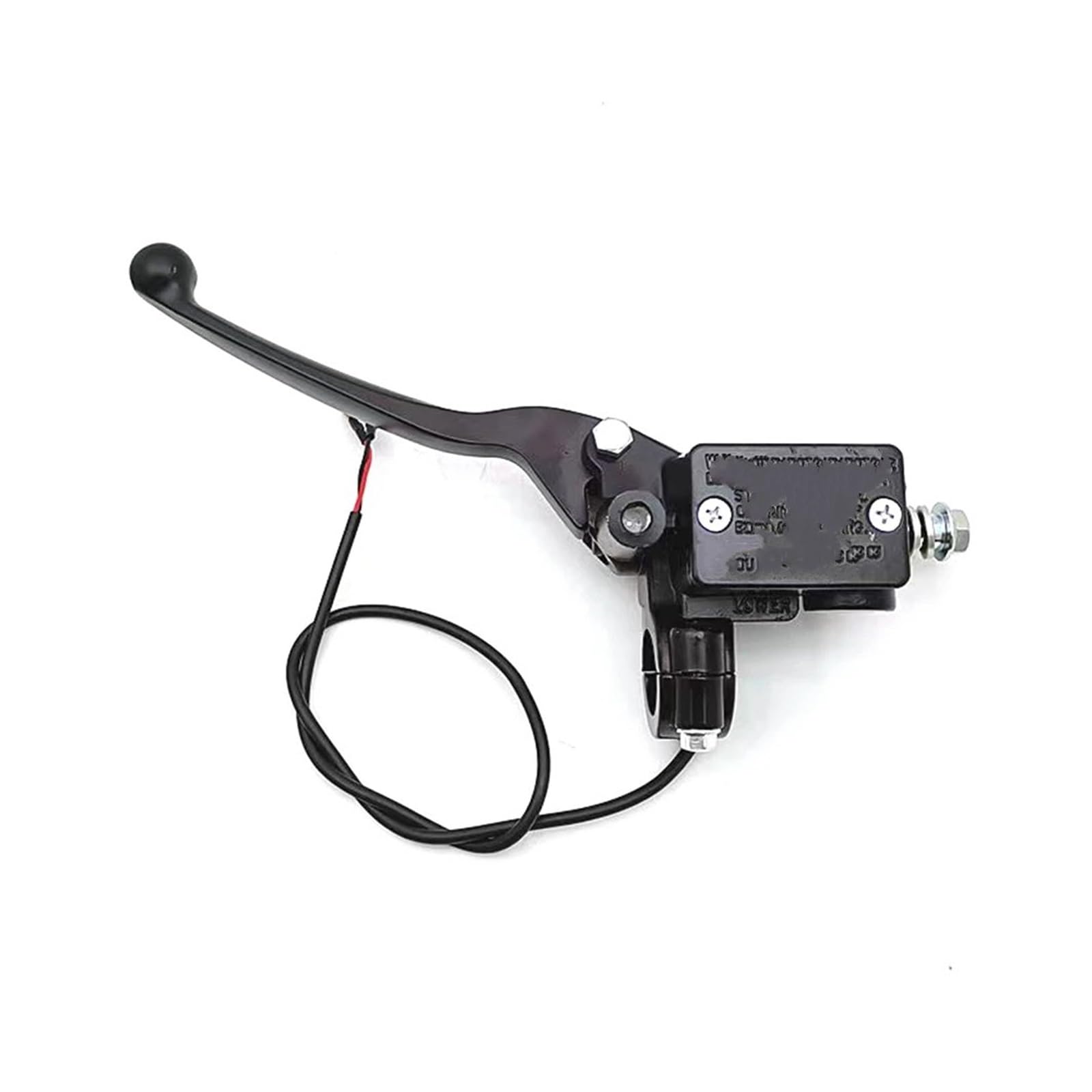 Motorrad Kupplungshebel Für Elektroroller Motorrad Bremspumpe Vorne Hinten Scheibenbremse Hauptzylinder Hydraulikpumpenhebel Kupplung Bremshebel(Left Brake Pump) von QXEJEBAF