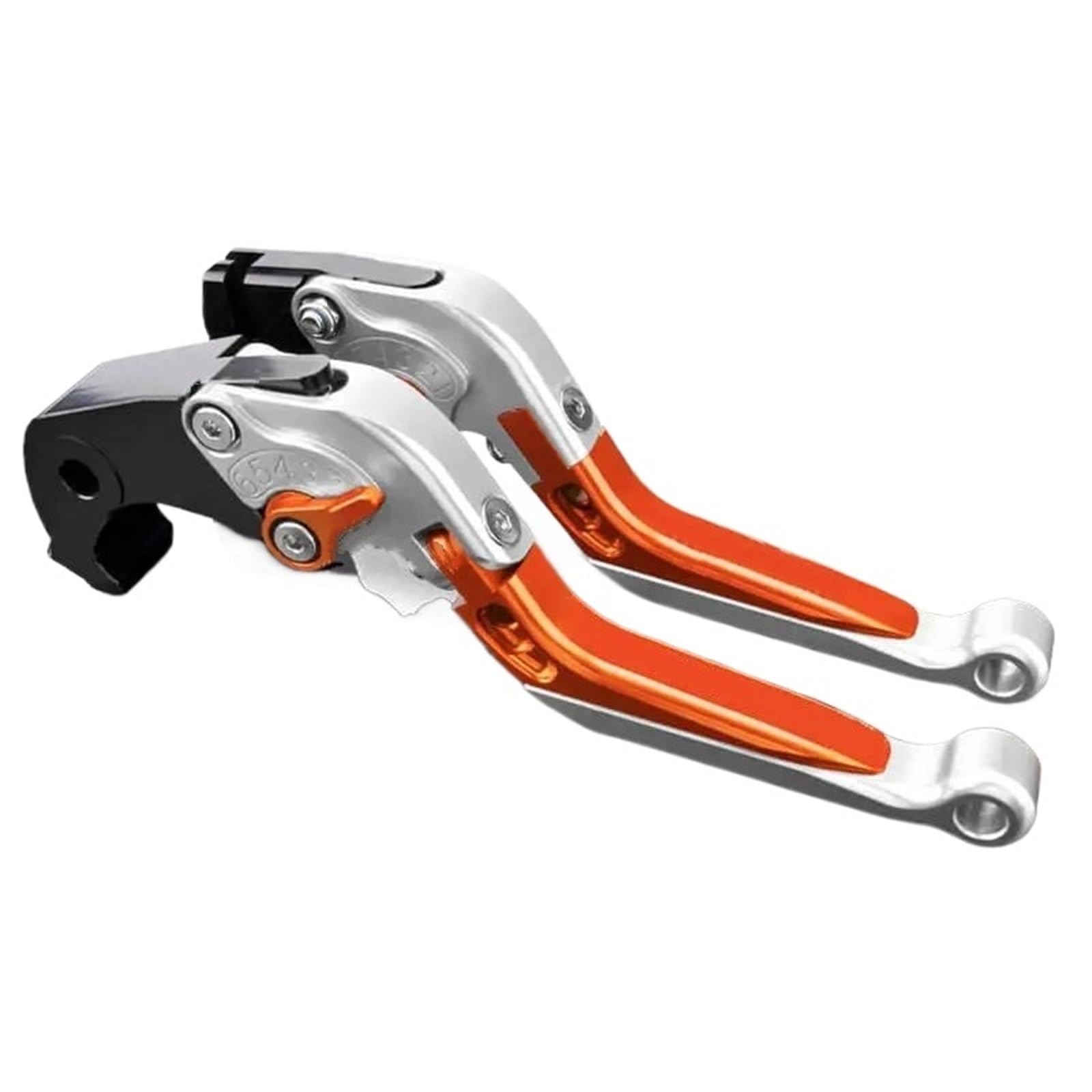 Motorrad Kupplungshebel Für Suzuki Für GSX 250R 600F 750F 1250F FA GW250 1988-2023 2024 Motorrad Kupplungshebel Bremshebel Set Kupplung Bremshebel(Orange D) von QXEJEBAF