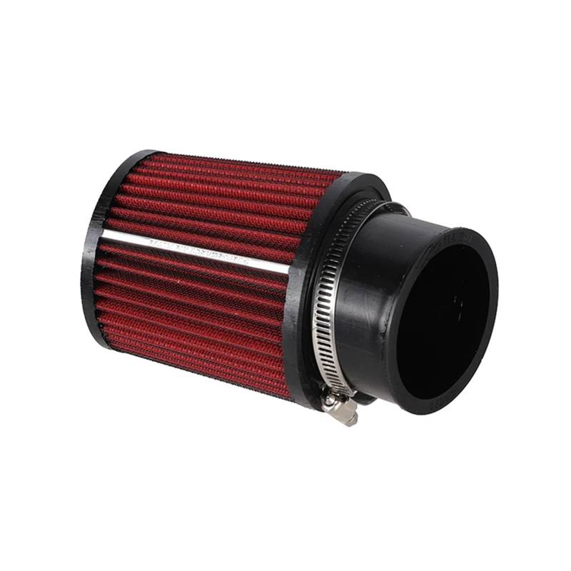 Motorrad Luftfilter 2-7/16 "62mm Luftfilter Für Predator 212cc GX160 GX200 Go Kart Mini Bike Motorrad Zubehör Ansaugluftfilter Motorrad(Red) von QXEJEBAF