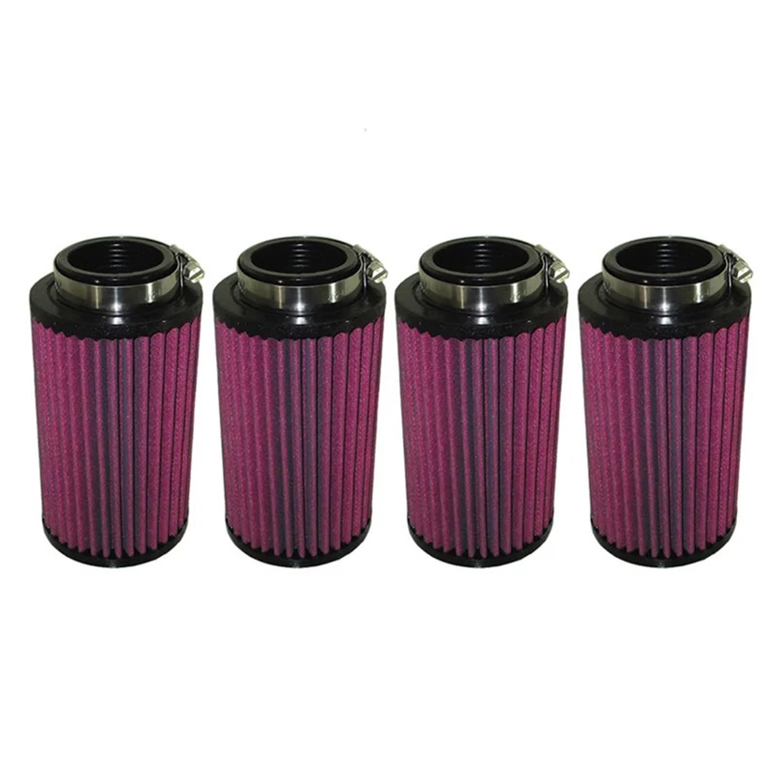 Motorrad Luftfilter 43mm Air Pod Filter Für Banshee 350 Alle Jahre Für YFZ 350 Für ATV 26mm Stock Kohlenhydrate Ansaugluftfilter Motorrad(4pcs) von QXEJEBAF