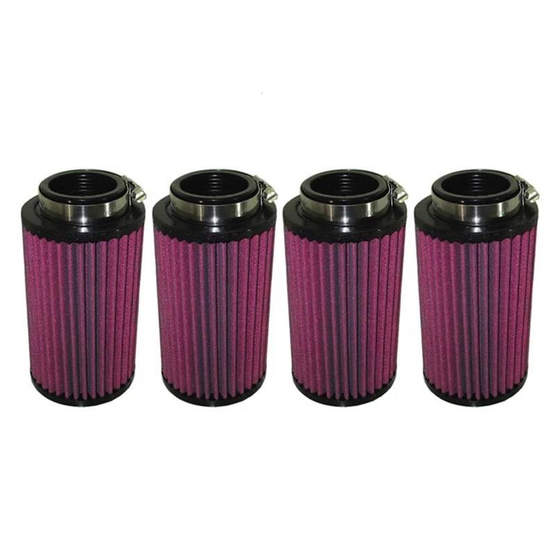 Motorrad Luftfilter 43mm Air Pod Filter Für Banshee 350 Alle Jahre Für YFZ 350 Für ATV 26mm Stock Kohlenhydrate Ansaugluftfilter Motorrad(4pcs) von QXEJEBAF