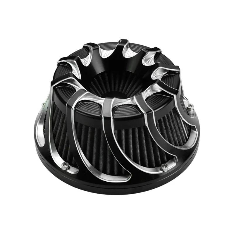 Motorrad Luftfilter Für Softail Für Dyna Für Sportster 883 1200 Für Touring Für Road King Für Fatboy Für FLHX Für FLTRX Motorrad CNC-Luftfilterreiniger Ansaugfilter Ansaugluftfilter Motorrad(B Air Fil von QXEJEBAF