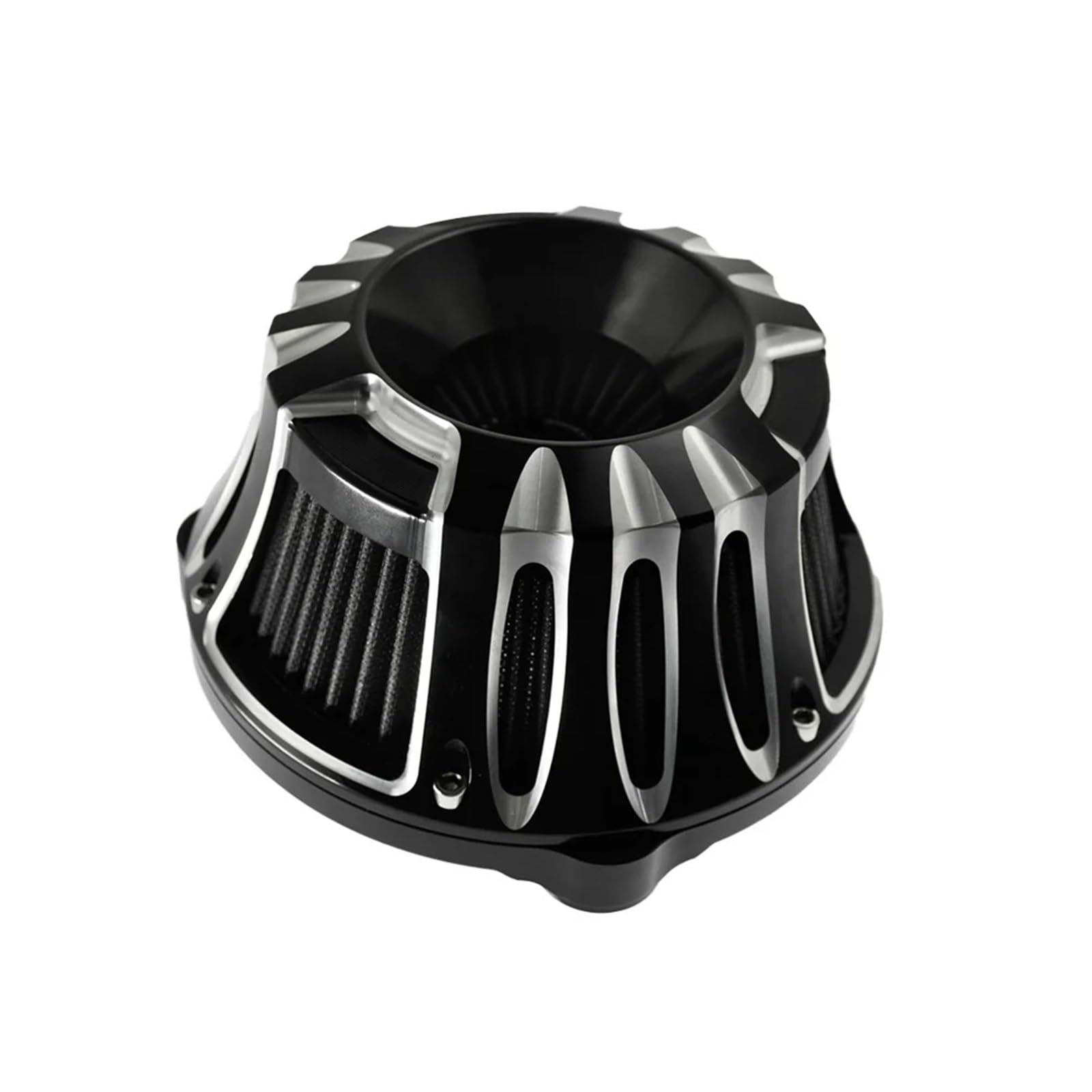 Motorrad Luftfilter Für Touring Für Road Street Für Glide Für Sportster XL 883 1200 Für Dyna Luftfilter Intake Motorrad Reiniger Filter Ansaugluftfilter Motorrad(Air Filters A) von QXEJEBAF