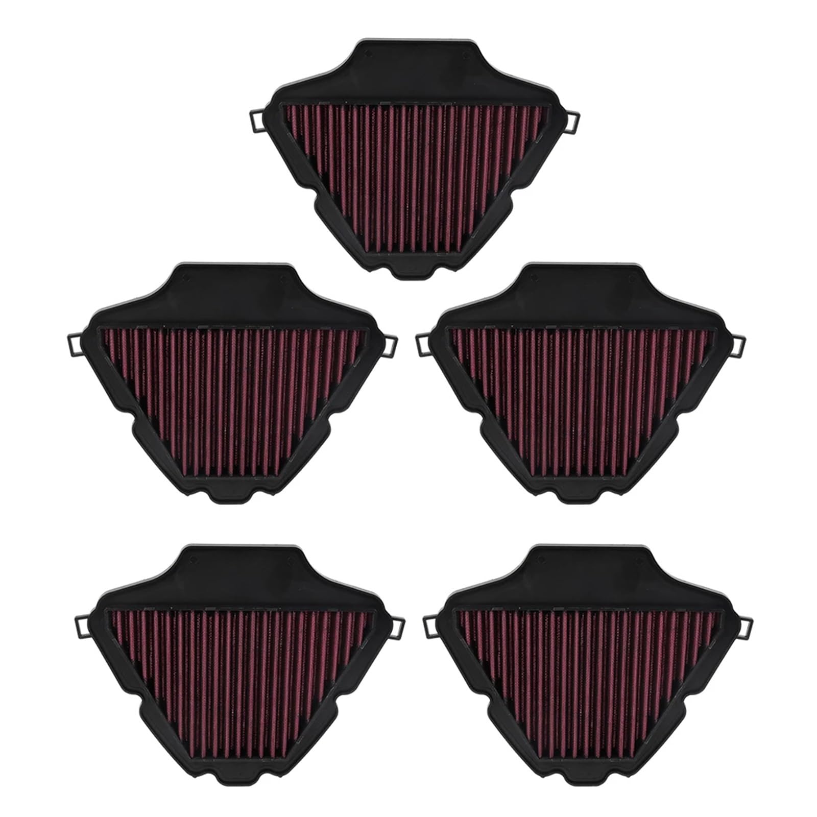 Motorrad Luftfilter Für X-ADV750 Für X-ADV 750 Für XADV 750 Für XADV750 Motorrad Luftfilter Intake Reiniger Luft Element Reiniger Ersatz Ansaugluftfilter Motorrad(5 Pieces) von QXEJEBAF