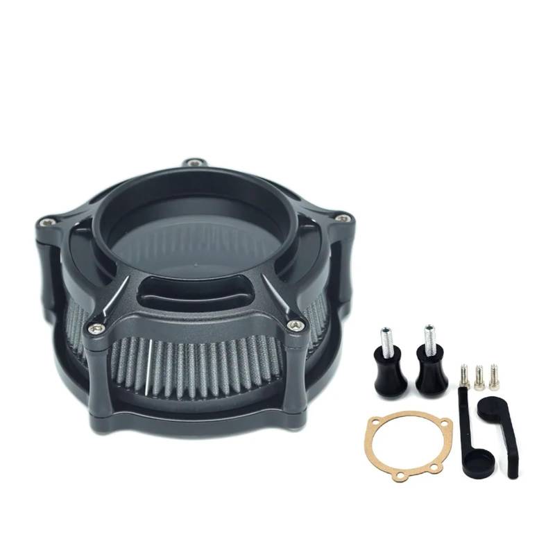 Motorrad Luftfilter Für XL Sportster 2004-2020 Für Dyna 2000-2007 Für Touring 2000-2007 Für Softail 2018 Motorrad Luftfilter Ansaugfiltersystem Ansaugluftfilter Motorrad(Air Filter A) von QXEJEBAF