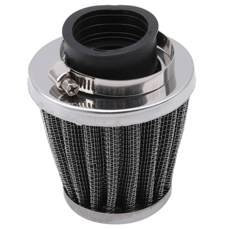 Motorrad Luftfilter Motorrad-Luftfilter Pilzkopffilter Universal 35/44/50/54/60mm Motorrad-Luftfilterreiniger Ansaugluftfilter Motorrad(44mm) von QXEJEBAF