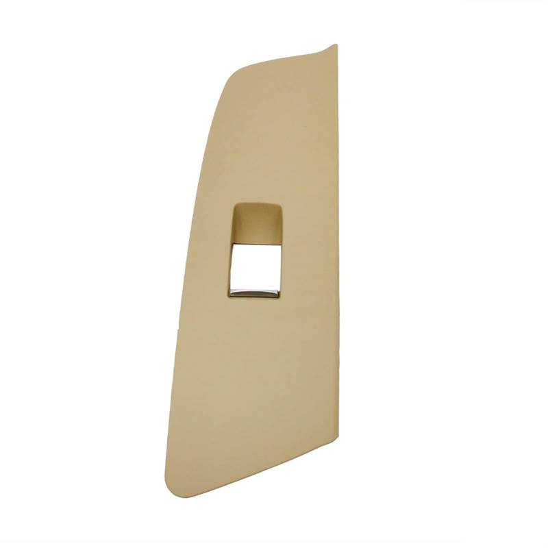 QXWRLD 4 Farben Auto-Innentür-Fensterheber-Schalter-Tastenfeld-Zierabdeckung ersetzen, for, 5er G30 G31 F90 2017-2020 Abdeckung des Fensterbedienfelds(Beige Front Right) von QXWRLD