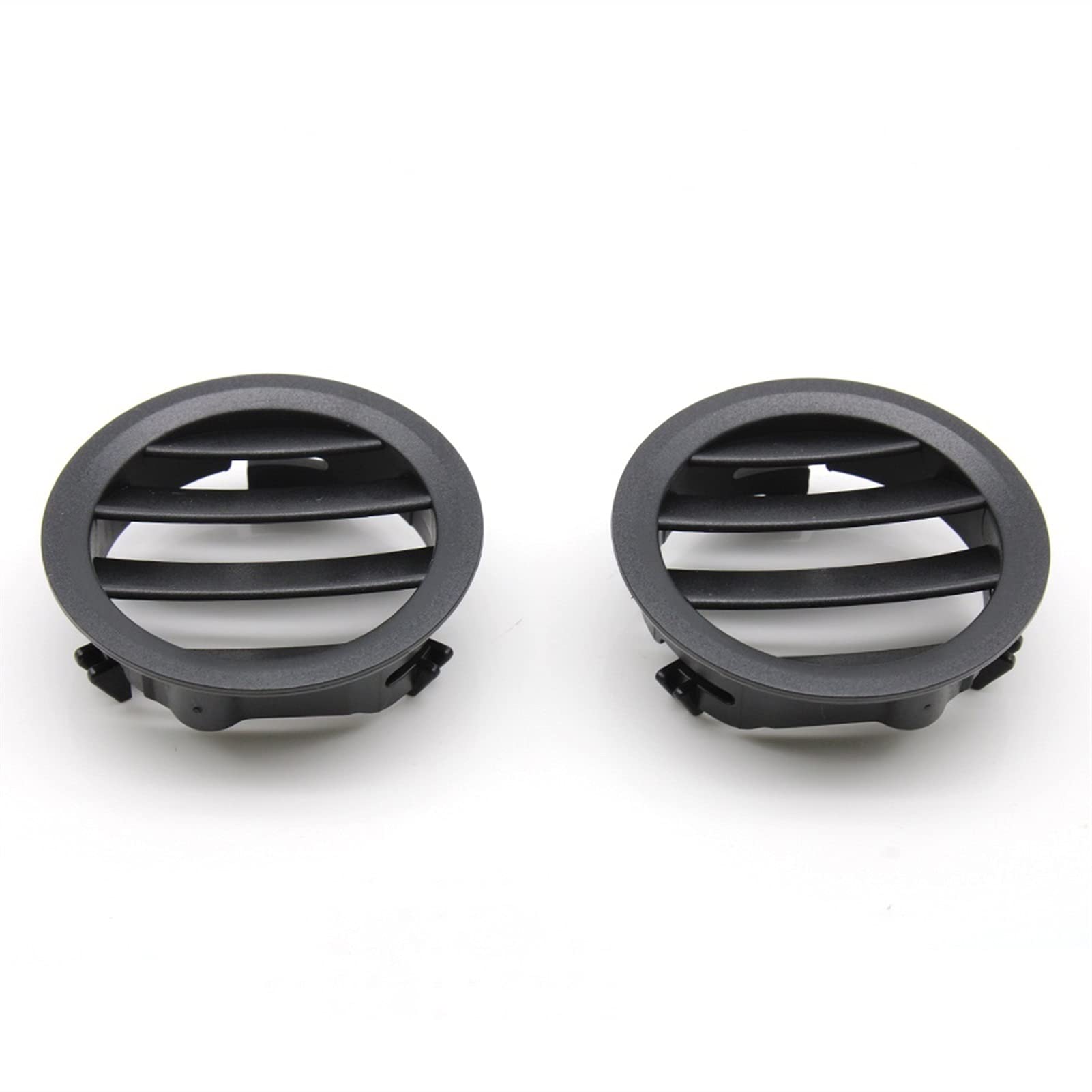 QXWRLD Armaturenbrett Links rechts, kleine AC-Entlüftungsgitter-Auslassabdeckung, for Mercedes, for Benz W204 C-Klasse 2011–2013 Lüftungsschlitz für Autoklimaanlagen(Black 1pair) von QXWRLD