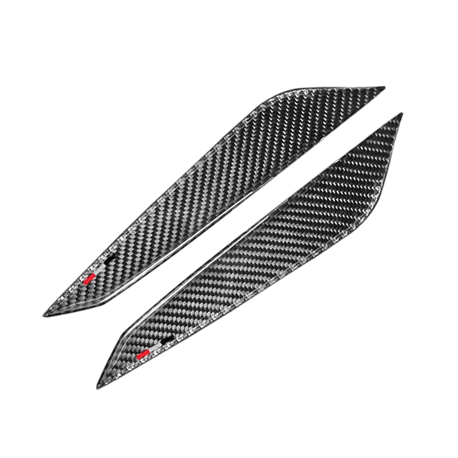 QXWRLD Auto Carbon Fiber Innenausstattung Mittelkonsole Schalthebel Bedienfeld Stall Seitenabdeckung Aufkleber Verkleidung, for, A4 B9 A4L 2017 2018 Abdeckung des Fensterbedienfelds(with Color 2) von QXWRLD