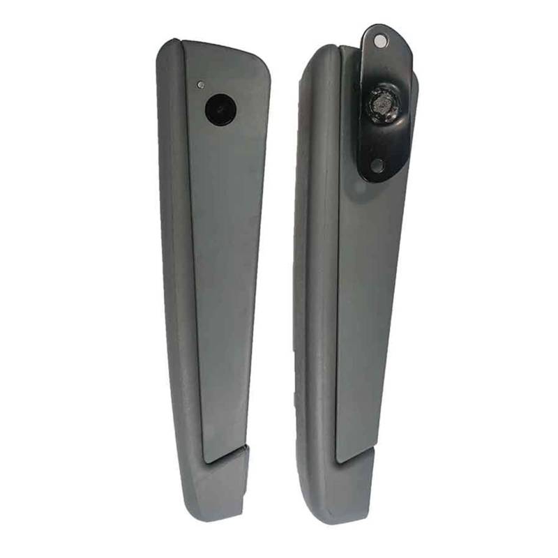 QXWRLD Links/rechts verstellbare Auto-RV-Sitz-Armlehnen-Handhalterung, for Wohnmobil, Wohnmobil, Boot, LKW, Auto Fahrzeug-Mittelkonsolenbox(Grey(Pair)) von QXWRLD