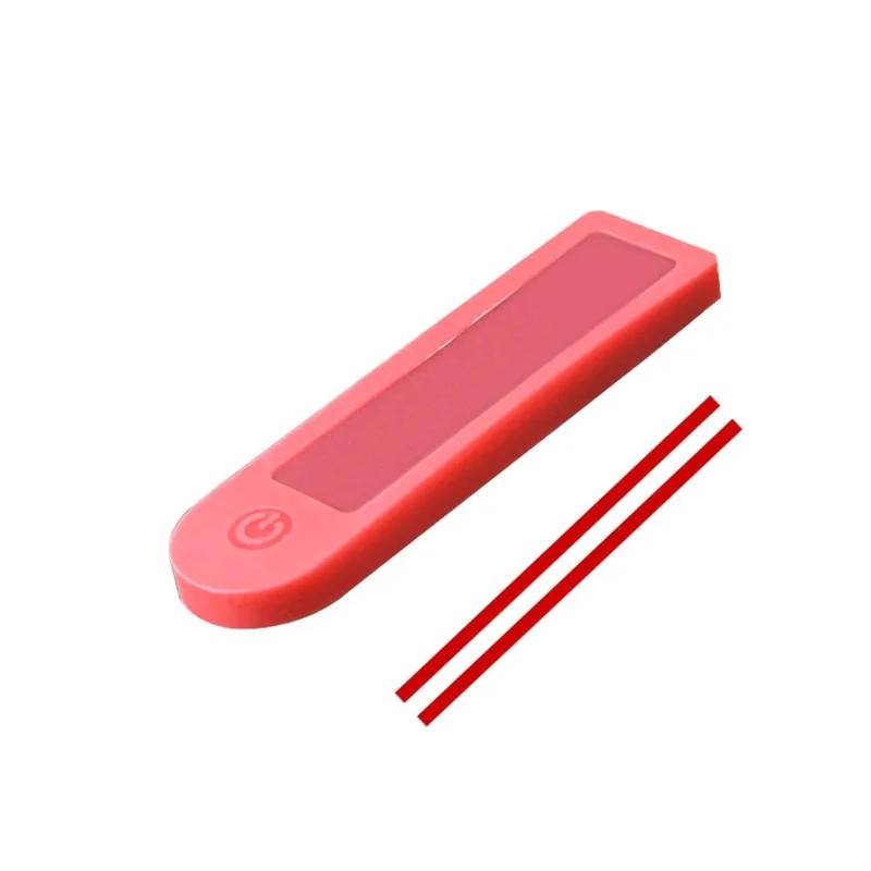 QXWRLD Schutzhülle for die zentrale Steuerung des Elektrorollers, for Xiaomi, M365 Pro 1S, wasserdichte Silikonabdeckung, Schutzhülle Reflektorstreifen(Red) von QXWRLD