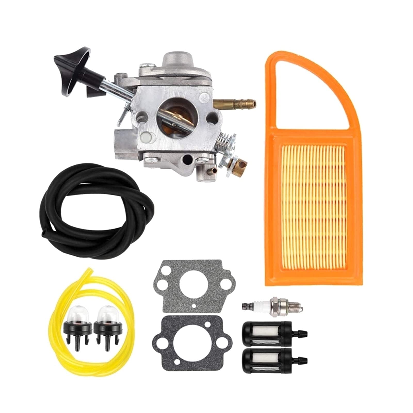 QXWRLD Vergaser-Luftfilter, Kraftstoff-Vergaser-Repower-Kit, Rucksack-Gebläse, Laubbläser-Teile ersetzen, for STIHL, BR500, BR550, BR600 Vergaser-Reparatursatz Rasenmäher von QXWRLD