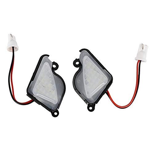 QXYOGO Spiegelblinker Dynamische,Dynamische Blinker 2x 6500K Weiß Unter Side Spiegellicht Pfütze Lampe Für Skoda Octavia MK3 5E 2012-2017 Superb 2 Octavia 3 von QXYOGO