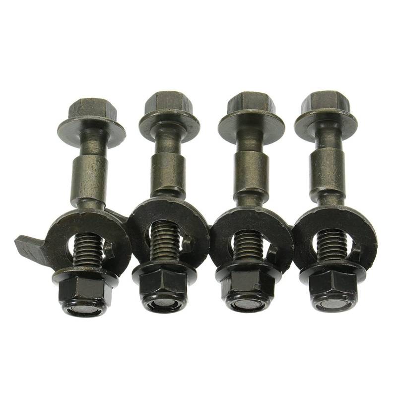 Radschrauben,Radmuttern,Radbolzen 4pcs / Satz 12mm 14mm Radausrichtung Camber Bolzen Exzenter Auto Reparaturwerkzeuge Einstellschraube(12mm) von QXYOGO