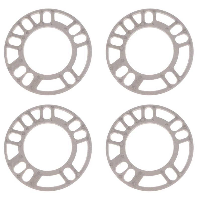 Wheel Spacers,Spurplatten 4 Stück 5mm Auto Rad Spacer SHIMS Teller Universal für 5x100 5x108 5x112 5x114.3 Aluminiumlegierung 135 / 75mm von QXYOGO