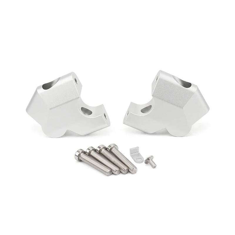 Lenker Riser 1 Paar CNC Aluminium Motorrad Lenkerklemmen Lenkererhöhung Adapter für Duc&ati Desert X Desert X 2022 2023 von QXZSGXOF