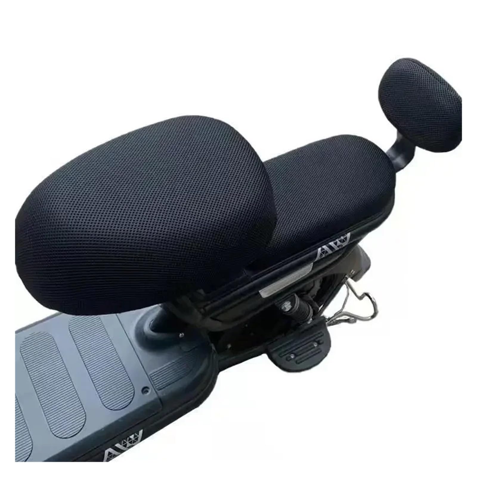 Motorrad Sitzbankbezug Motorrad 3D Mesh Stoff Anti-Rutsch-Pad Roller Sitz Elektro-Fahrrad Sitzbezug Sommer Atmungsaktive Bezüge Kissen Netzbezug Sitzbezüge von QXZSGXOF