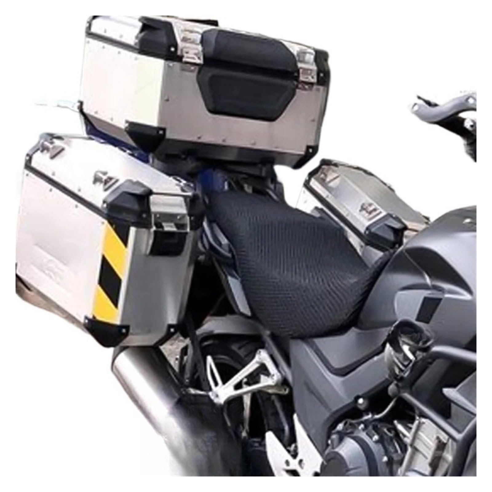 Motorrad Sitzbankbezug Motorradzubehör Schutzkissen Sitzbezug Für Hon&da CB400X CB 400 X CB 400X Nylongewebe Sattelsitzbezug Sitzbezüge von QXZSGXOF