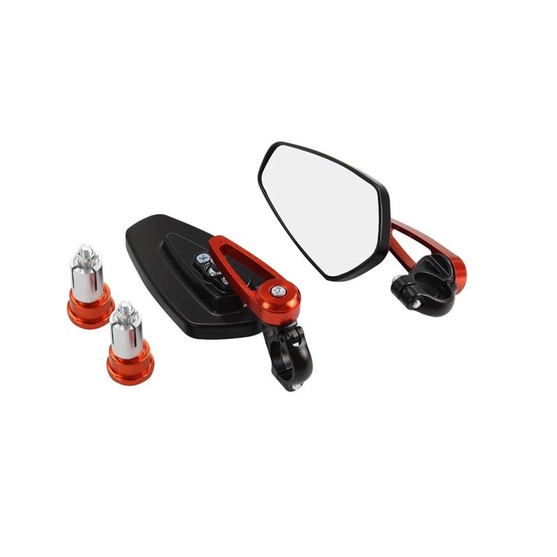 Rückspiegel Motorrad Rearview Außenspiegel Universal Scooter Bar End Lenker Spiegel Zubehör Für Har&Ley Für Yam&aha Für Hon&da Seitenspiegel von QXZSGXOF