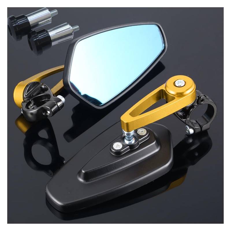 Rückspiegel Universal Motorrad Lenkerenden Rearview Außenspiegel Für Suzuki GSR 750 Gsxr 750 Drz 400 Sm Gsx600f Gsx S750 GSR 600 Seitenspiegel von QXZSGXOF