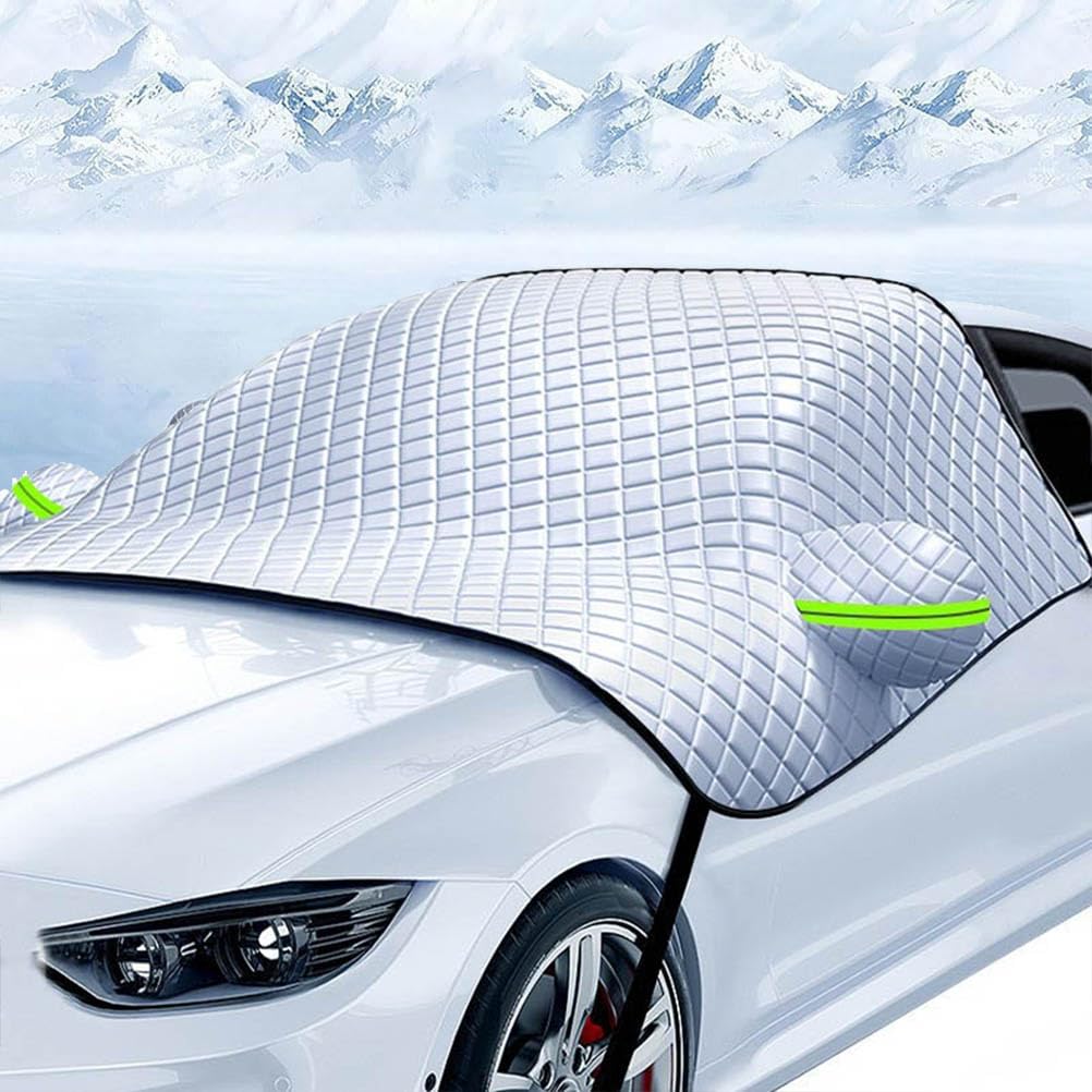 Frontscheibenabdeckung Winter für Peugeot Traveller, Auto Windschutzscheibenabdeckung, Wasserbeständig Auto Schutzabdeckung Schnee EIS Frost Staub Sonne UV,L 245x145cm von QYCJKL