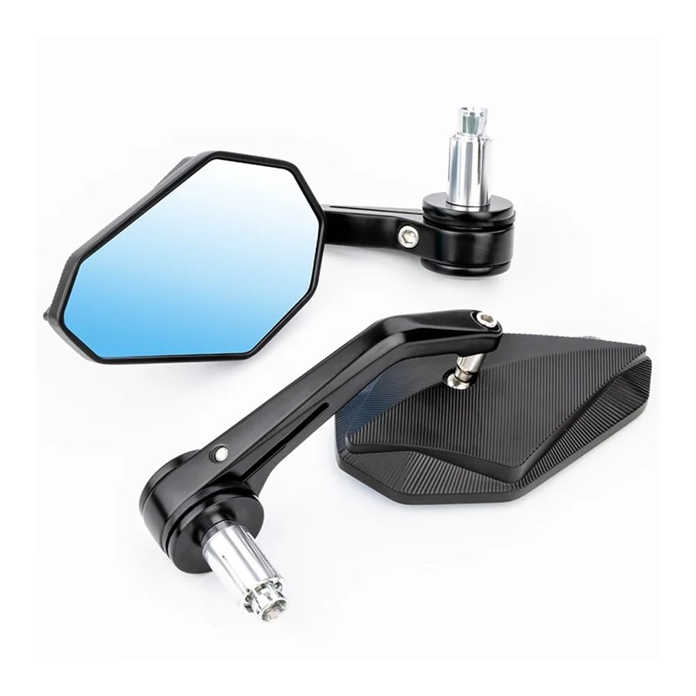 Motorrad rückspiegel Für CF&Moto 150 250 400 450NK 650NK CLX700 800NK 800NK Motorrad Spiegel Blau Glas Griff Bar End Rearview Rückansicht Seiten Spiegel von QYDNCIOSW