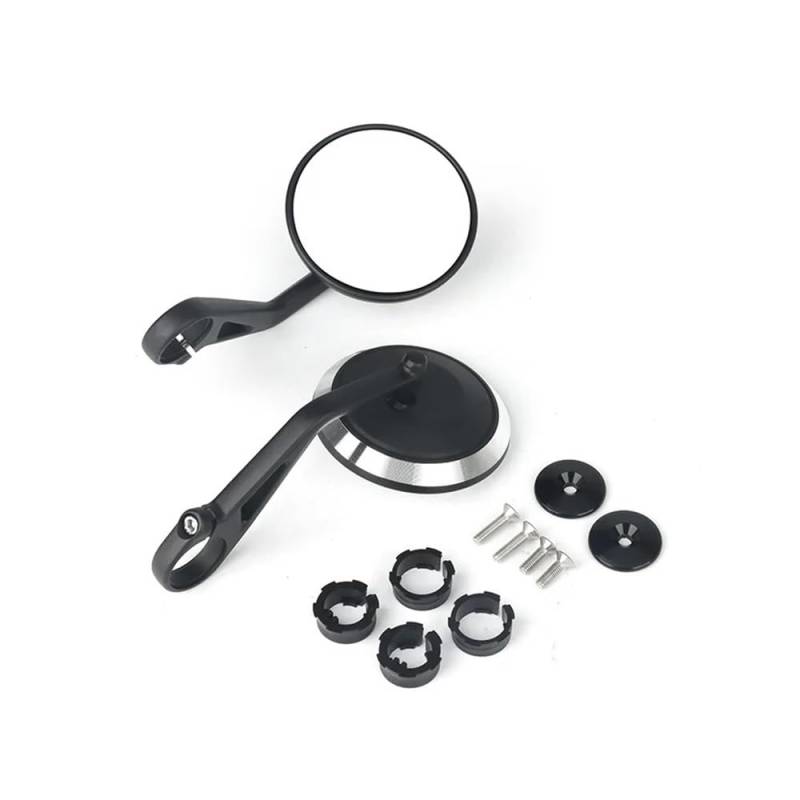 Motorrad rückspiegel Motorrad CNC Lenker Griff Bar Rearview Außenspiegel Bar End Spiegel Kit Für Tr&iumph 660 Bobber T120 Daytona 660 675 von QYDNCIOSW