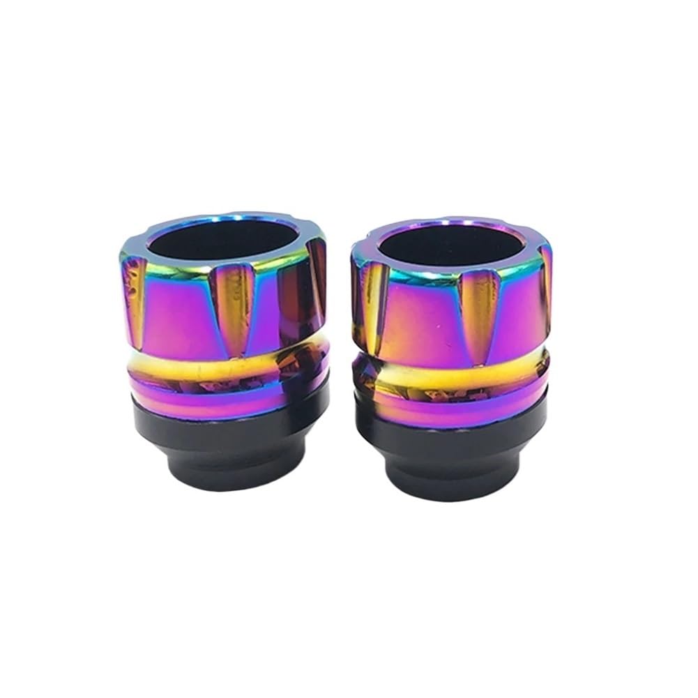 Radgabel Achsgleiter 2 STÜCKE Motorrad Rahmen Slider Gabel Tasse Fallen Crush Protector für Motorrad Zubehör Roller von QYDNCIOSW