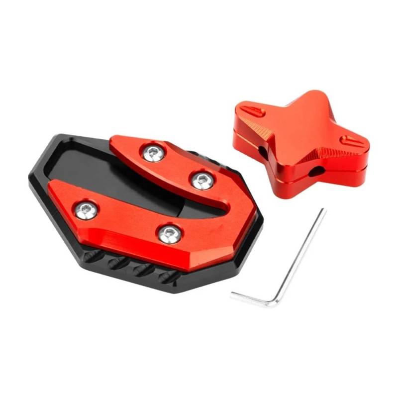 Seitenständer Platte Für YA&MAHA NMAX155 125 NMAX125 155 Motorrad Bike Kickstand Extender Seite Stehen Verlängerung Fuß Pad Unterstützung Platte von QYDNCIOSW