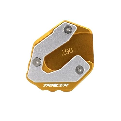 Seitenständer Platte Motorrad CNC Kickstand Fuß Seitenständer Verlängerung Pad Stützplatte Für MT-09 MT 09 MT09 Tracer XSR900 XSR 900 2014-2023 von QYDNCIOSW