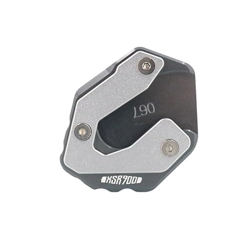 Seitenständer Platte Motorrad CNC Kickstand Fuß Seitenständer Verlängerung Pad Stützplatte Für MT-09 MT 09 MT09 Tracer XSR900 XSR 900 2014-2023 von QYDNCIOSW