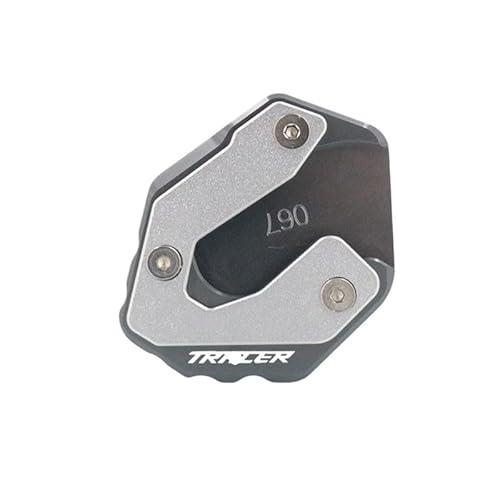 Seitenständer Platte Motorrad CNC Kickstand Fuß Seitenständer Verlängerung Pad Stützplatte Für MT-09 MT 09 MT09 Tracer XSR900 XSR 900 2014-2023 von QYDNCIOSW